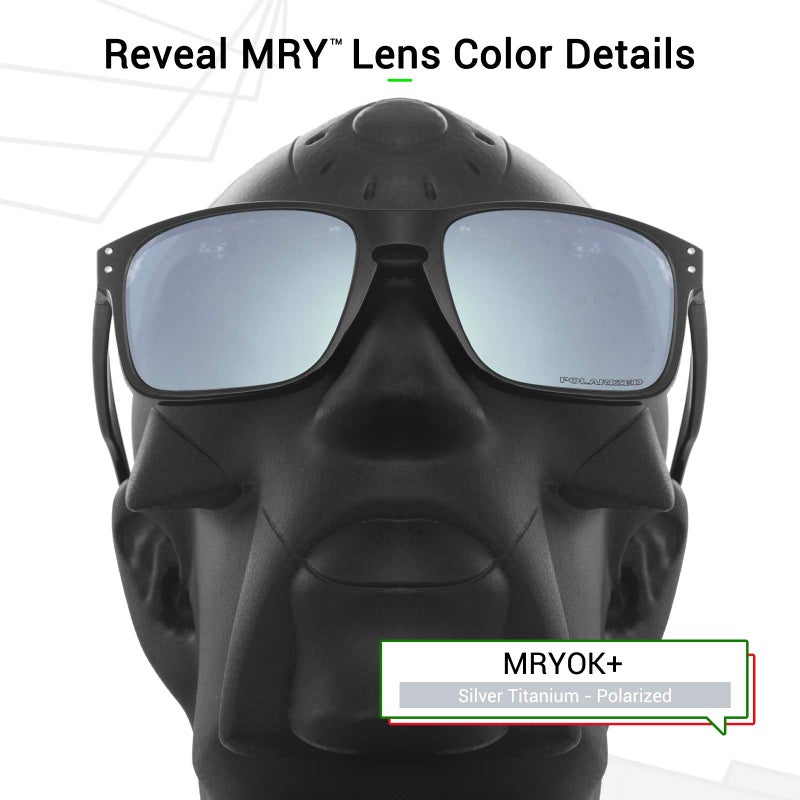 Mryok Plus Polarized Replacement Lenses for Oakley Drop Point OO9367 Sunglasses, HD Polarized, UV Protection, Impact Resistant & Perfectly Fit - Silver Titanium - Image 3